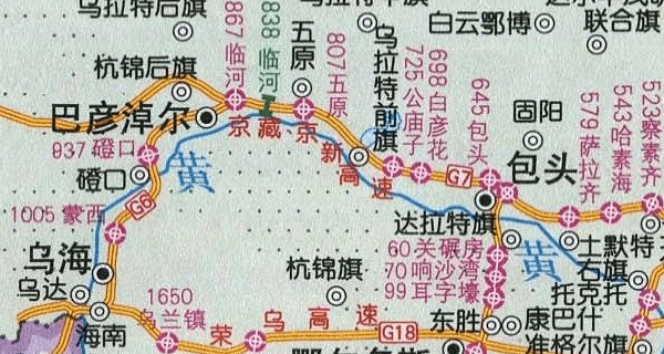 内蒙古高速地图全图