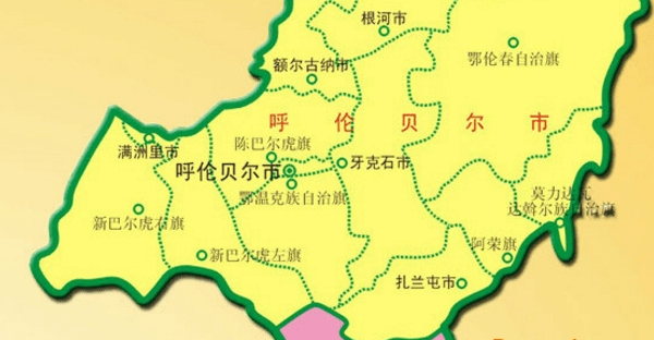 内蒙古行政地图高清版