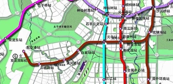 成都轨道交通规划图高清版