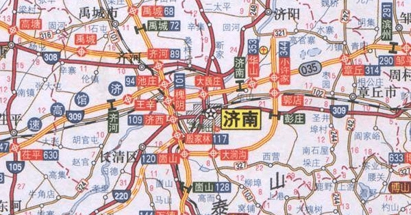 山东省交通地图高清版