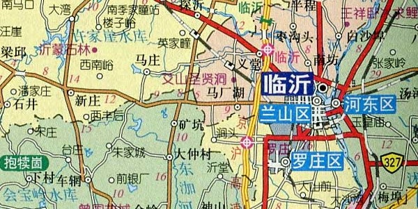 临沂市地图高清版大图