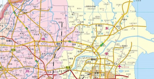 山东地图高清版大图