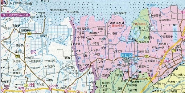 山东东营地图高清版
