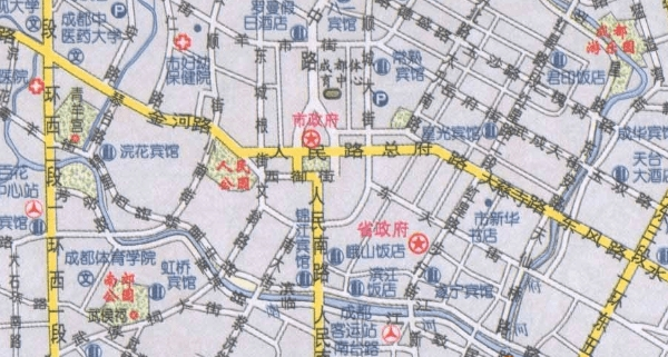 成都市交通地图高清版