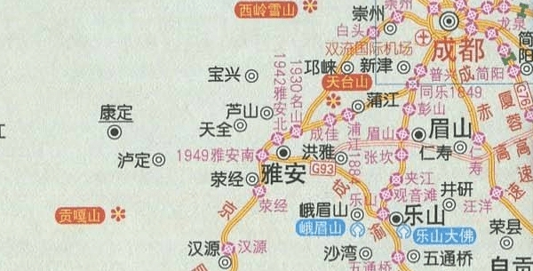 四川高速公路图地图高清版