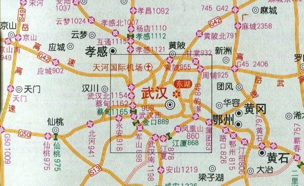 湖北高速公路超清地图