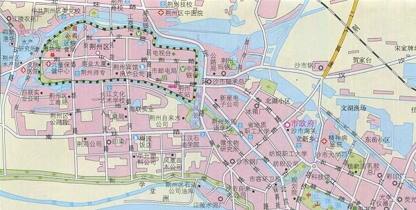 湖北荆州城区地图免费版