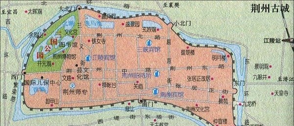 荆州古城高清地图免费版