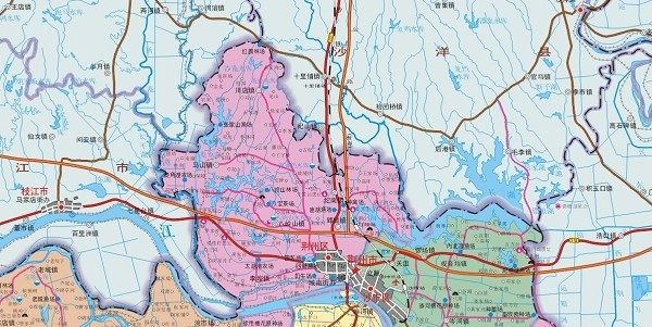 湖北荆州地图全图