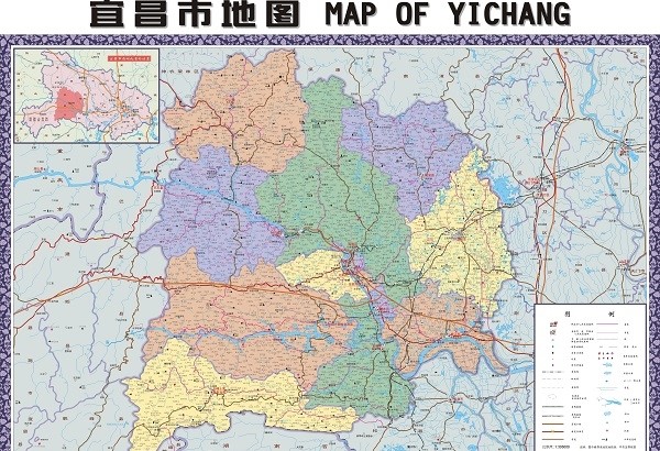 湖北宜昌市地图高清版