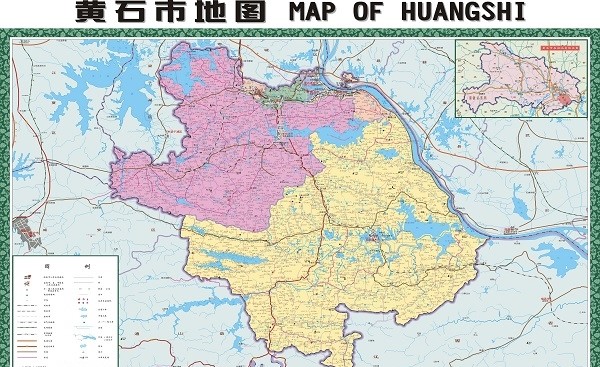 湖北黄石地图高清版
