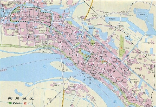 荆州地区地图全图