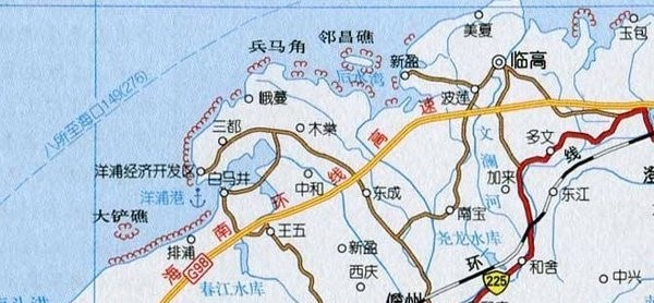 海南省交通地图全图