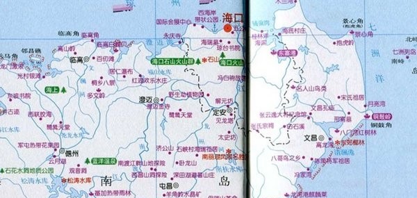海南岛旅游地图