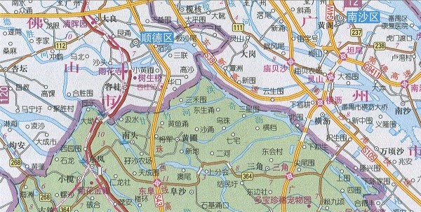广东省中山市地图全图