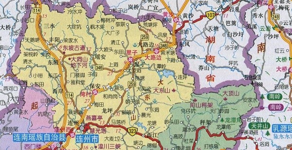 广东清远地图全图