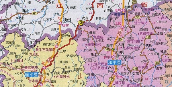 广东河源地图高清版