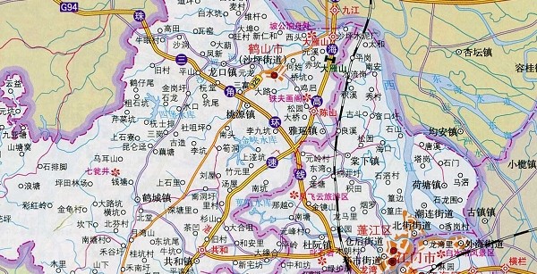 广东江门地图全图