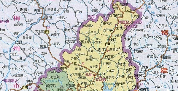 广东潮州地图高清版