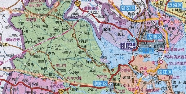 汕头市地图全图