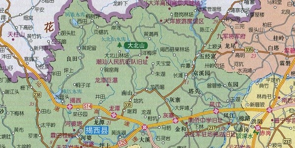 广东揭阳地图全图
