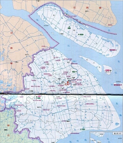 上海旅游地图