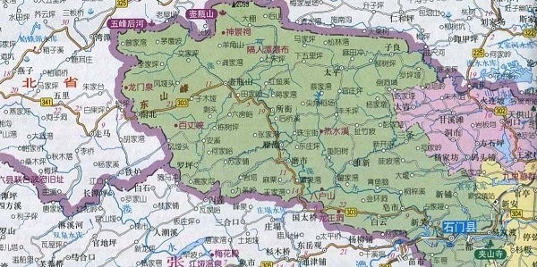 湖南常德地图全图