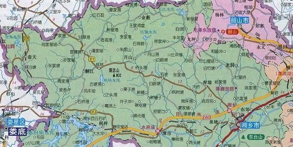 湖南湘潭地图