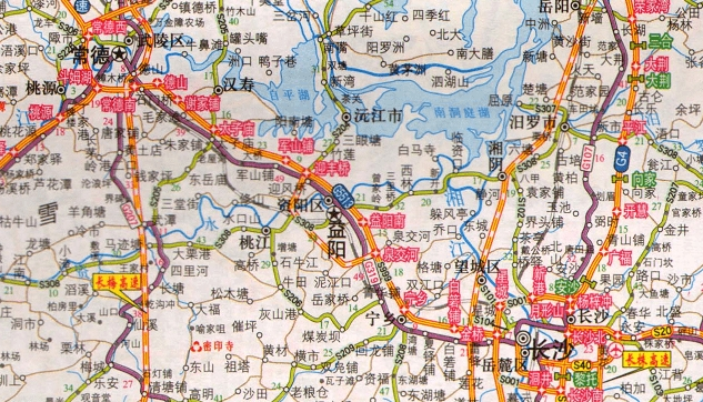 湖南高速公路地图2019