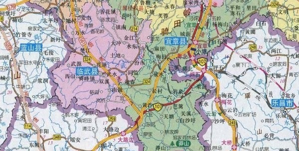 湖南郴州地图