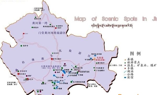 久治县地图