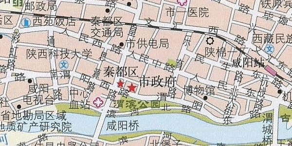 咸阳地图全图高清版