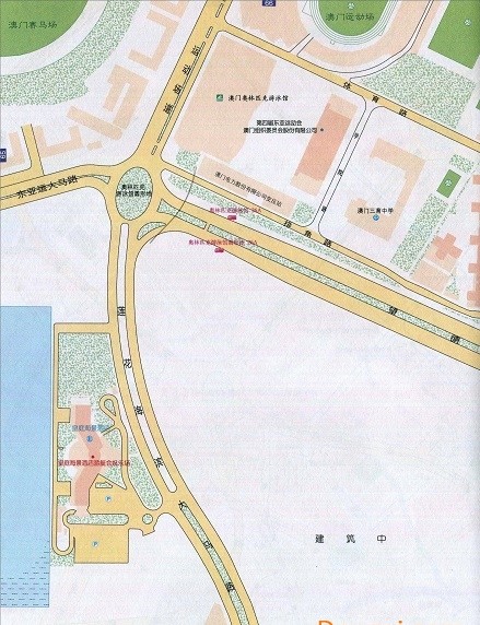 澳门氹仔岛地图高清版