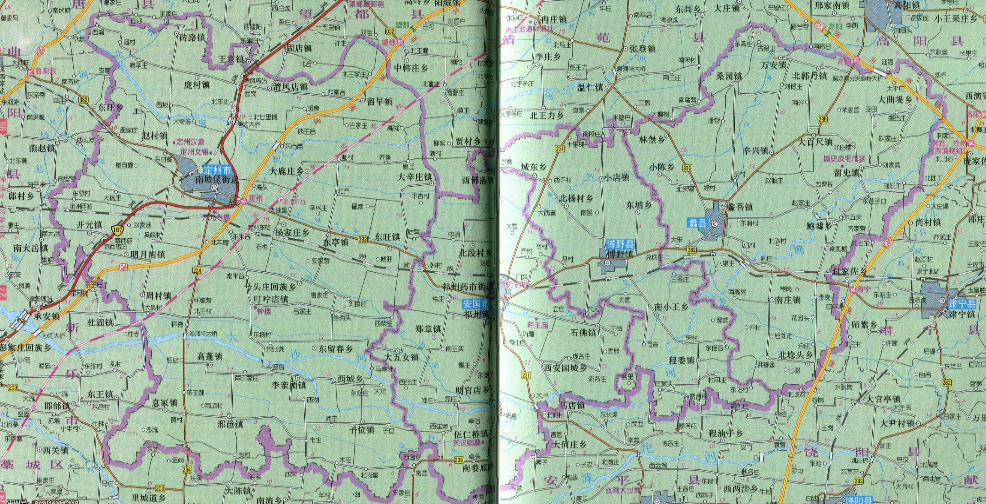 河北保定蠡县地图