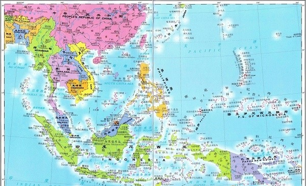 东南亚地图高清版