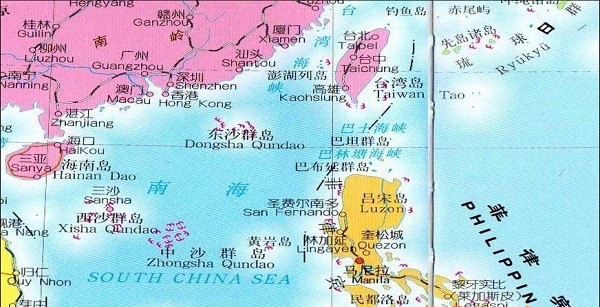 巴林塘海峡地图高清版