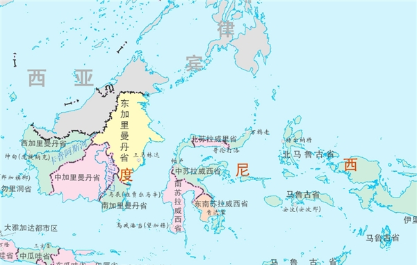 东帝汶地图高清版