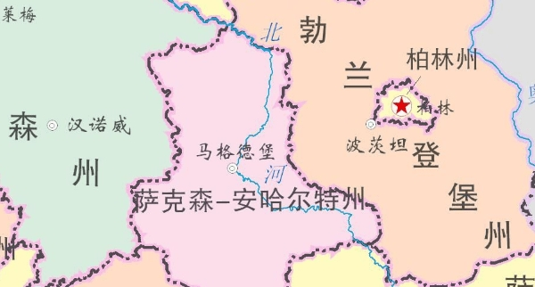 德国地图高清版大图