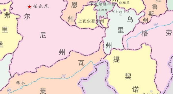 瑞士旅游地图中文版