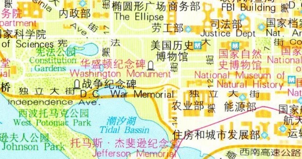 美国华盛顿地图高清版