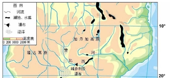 非洲及附近地区示意图下载