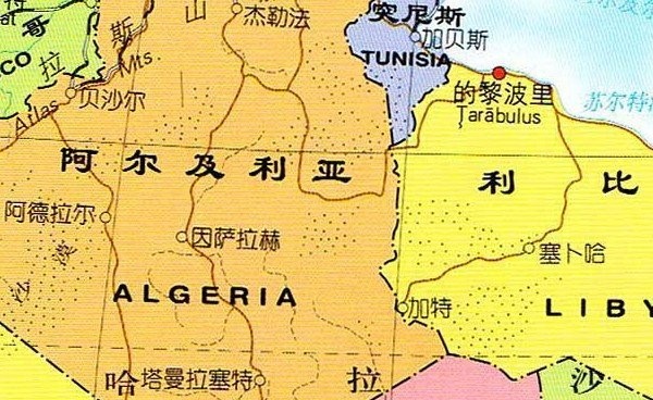 非洲地图高清版大图