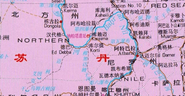 苏丹地图中文版