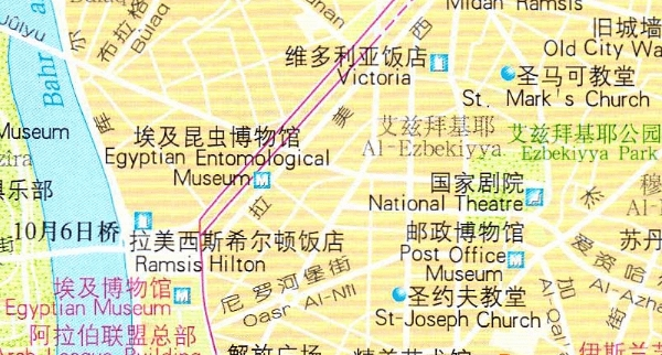 埃及开罗地图高清版