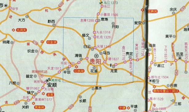 2019贵州高速公路地图全图