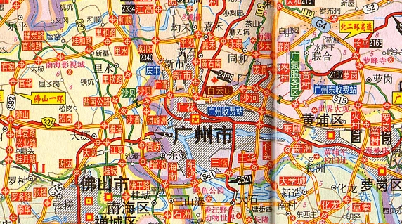 广州高速公路地图全图高清版大图