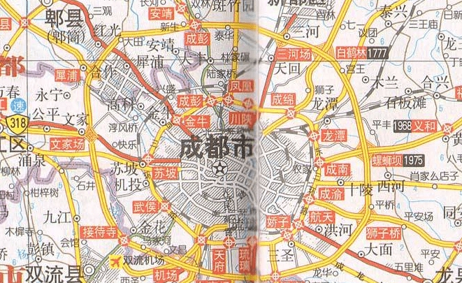 成都高速公路地图高清版大图