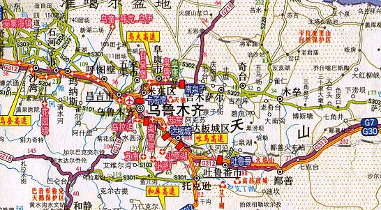 2019新疆最美高速公路地图