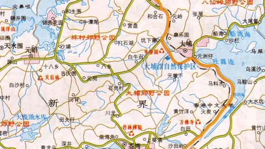 香港高速公路地图高清版