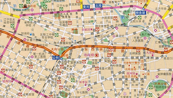沈阳旅游景点大全地图